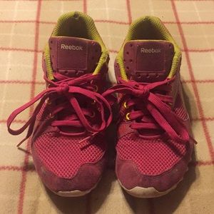 Pink Reebok Running Shoes